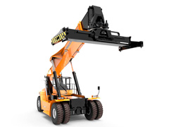 Container loaders and reach stackers